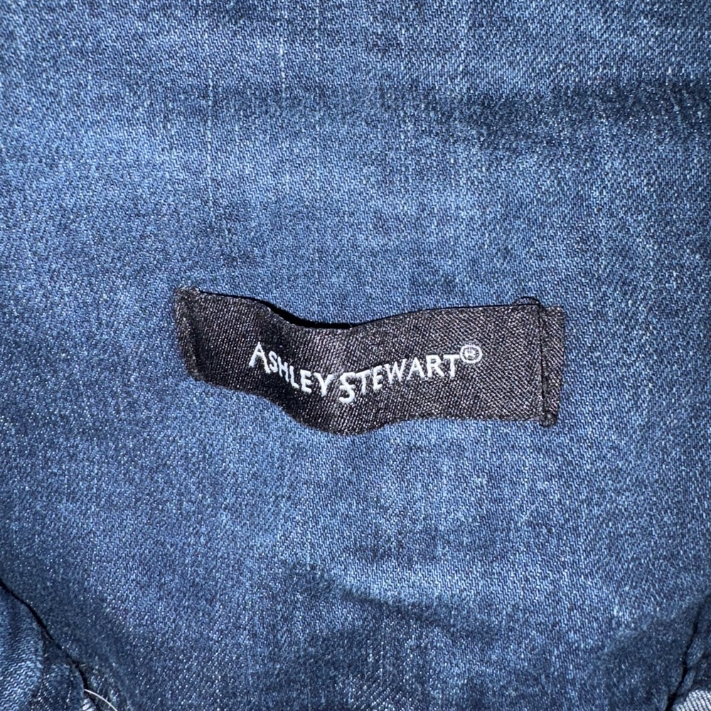 Ashley Stewart Dark Blue High Rise Jeans - Picture 3 of 6
